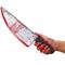 - Large Bloody Knife 16" Long, Prank Toy, Fake Plastic Blade with Stains Costume Prop for Halloween Haunted House April Fools